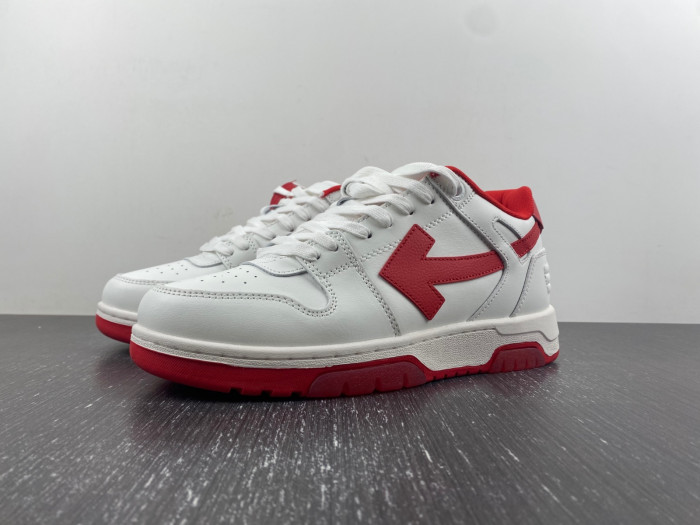 ofw out of office low-top leather sneakers 23061002