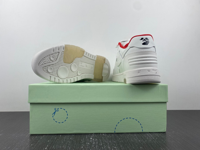 ofw out of office low-top leather sneakers 23062103