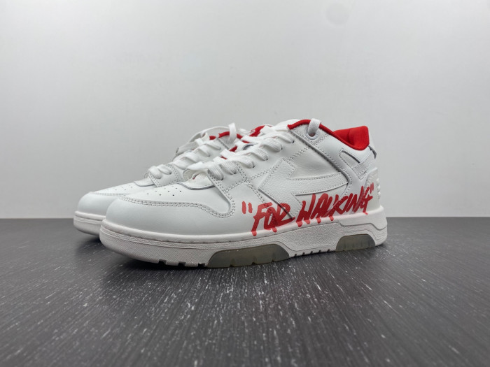 ofw out of office low-top leather sneakers 23062103